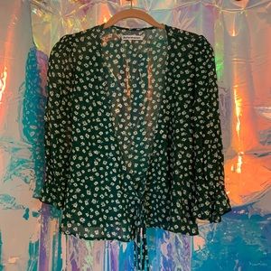 Reformation Wrap Top